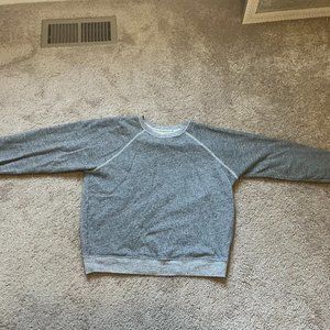 THE GREAT.  Shrunken Sweatshirt Varsity Grey Size 1